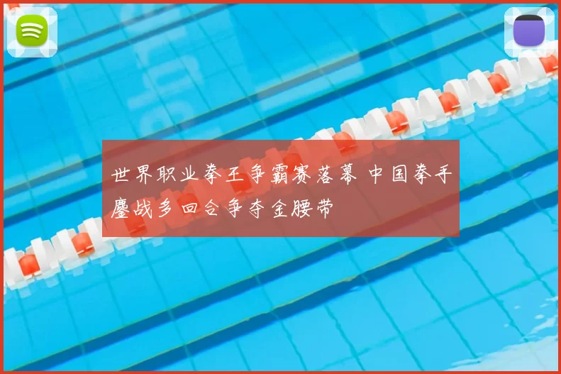 世界职业拳王争霸赛落幕 中国拳手鏖战多回合争夺金腰带