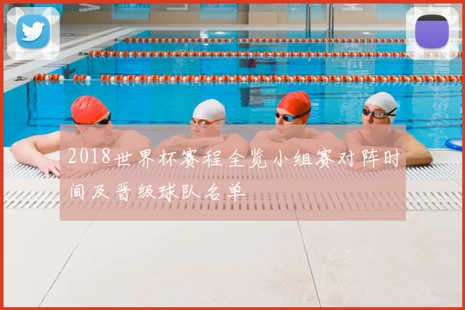 2018世界杯赛程全览小组赛对阵时间及晋级球队名单